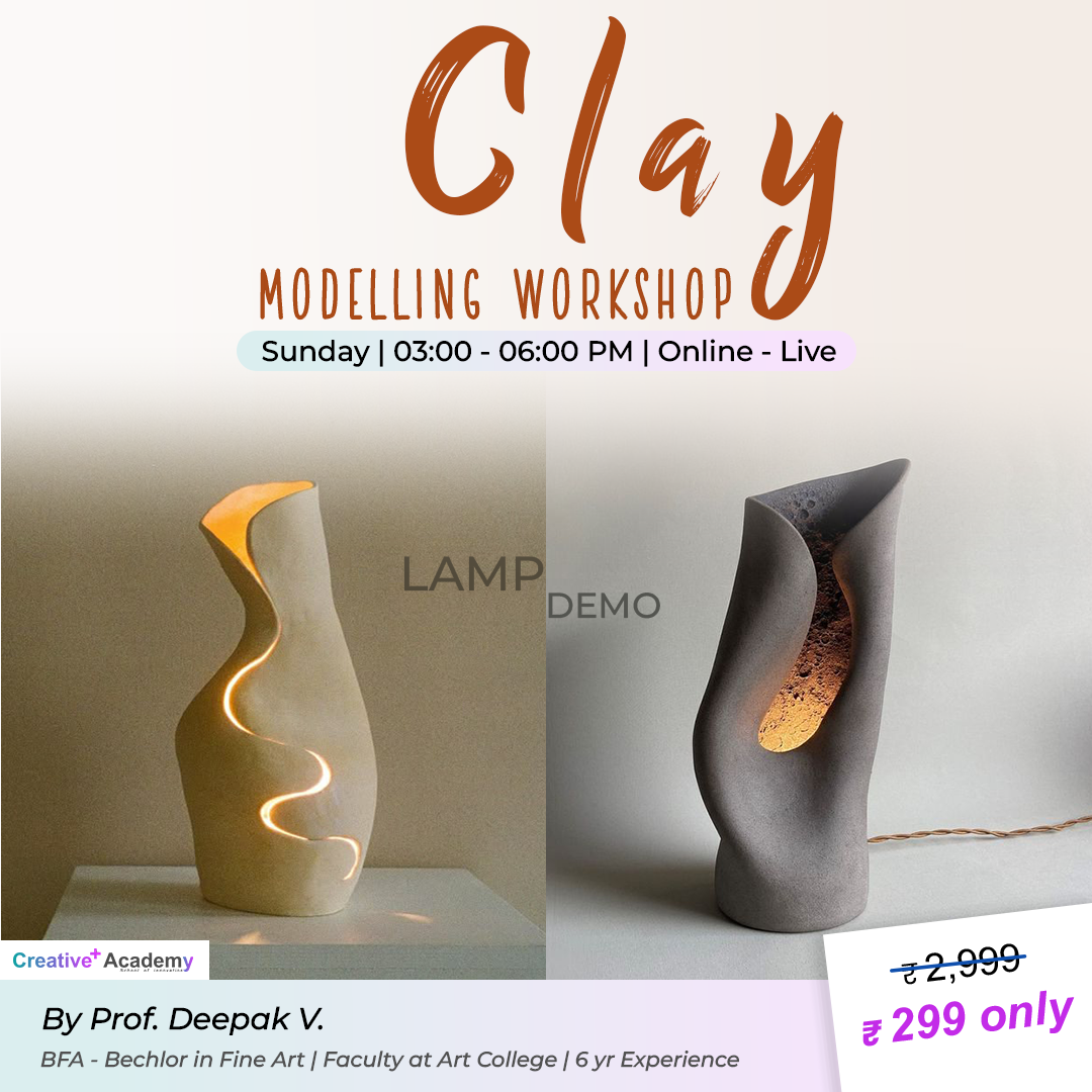 Clay Lamp Workshop - Live Session
